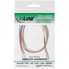 Prolunga cavo ventola InLine connettore maschio/femmina Molex 3 pin lunghezza 0,60 m