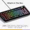 Glorious Gaming GMMK 3 75% Barebones cablata nero – ISO, 75%, cablata, USB, LED RGB, nero