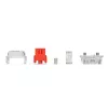 Interruttori per tastiera GLORIOUS Fox HE — 36 pezzi, policarbonato, rosso traslucido, compatibili con GMMK 3 HE