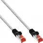 Cavo patch InLine S/FTP PiMF Cat.6 250MHz PVC rame trasparente 0,5m