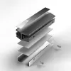 Jonsbo M.2 GREY dissipatore passivo per SSD M.2, 1 pz., grigio/nero