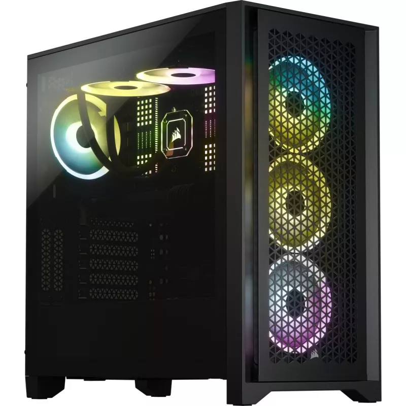 Case Mid-Tower CORSAIR - Icue 4000d RGB Airflow - nero