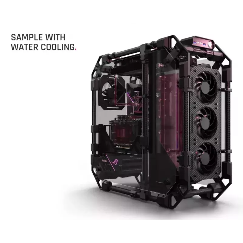 Case PC Alphacool Apex Pro Skeleton Full Tower nero