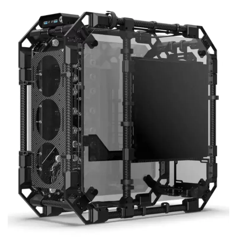 Case PC Alphacool Apex Pro Skeleton Full Tower nero