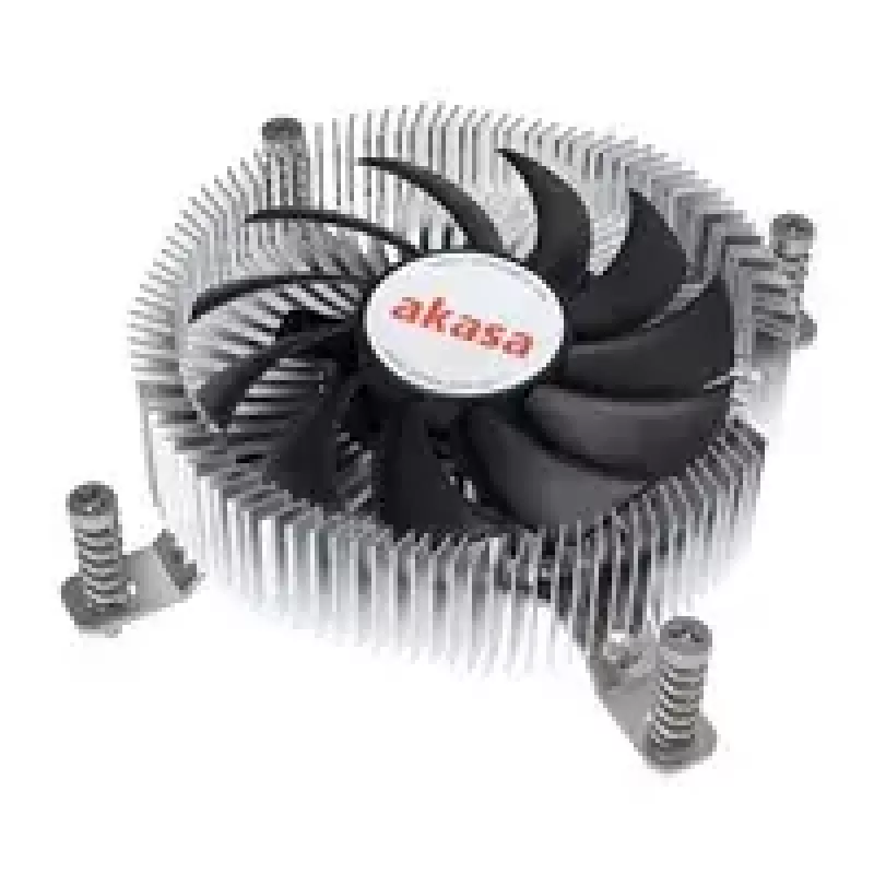 Dissipatore CPU Akasa Al LGA1700 per Thin Mini-ITX — dissipatore in alluminio piatto