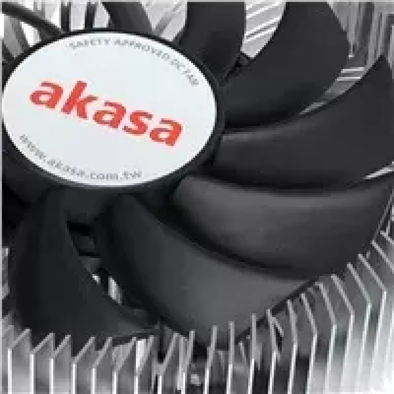 Dissipatore CPU Akasa Al LGA1700 per Thin Mini-ITX — dissipatore in alluminio piatto