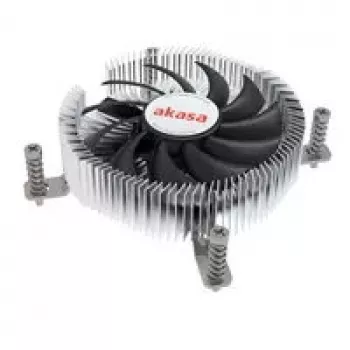 Dissipatore CPU Akasa Al LGA1700 per Thin Mini-ITX — dissipatore in alluminio piatto