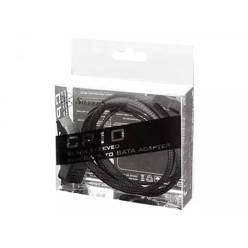 SilverStone CP10 cavo 0,5 m SATA 6-Pin Slimline connettore maschio