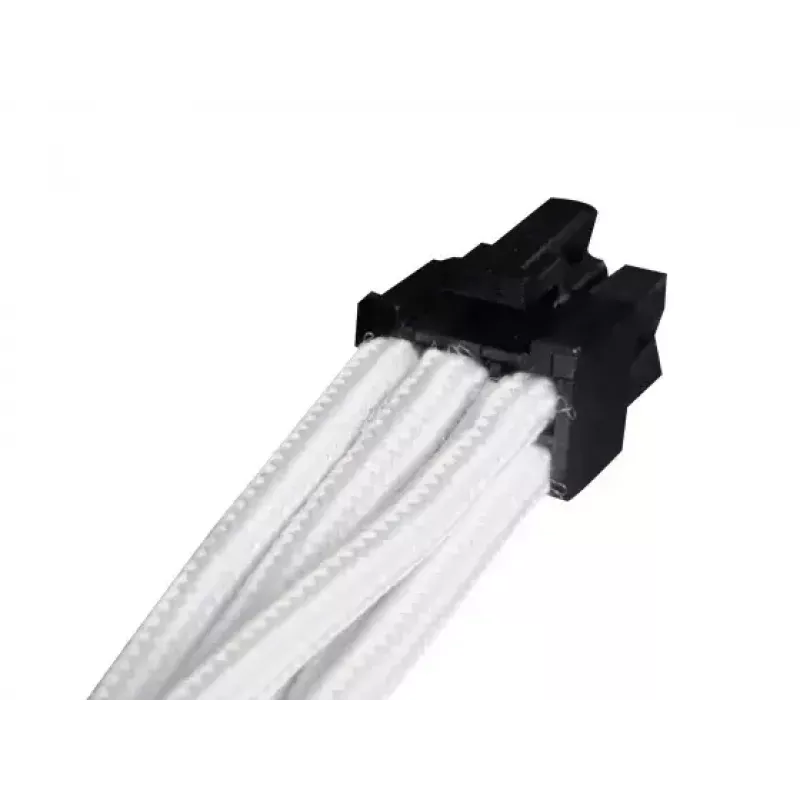 SilverStone SST-PP07-IDE6W cavo prolunga da PCIe 6 pin a PCIe 6 pin, 0,25 m, bianco