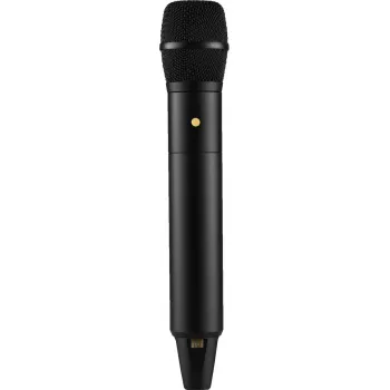 Microfono a condensatore portatile RØDE Interview Pro — omnidirezionale, 48 kHz/32-bit, 32 GB, wireless, max. 200 m, nero