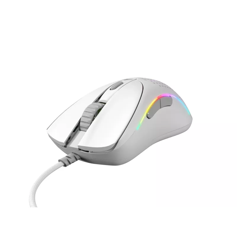Glorious Gaming Glorious Model D 2 Wired - bianco opaco, per destrorsi, ottico, USB Type-A, 26000 DPI, bianco