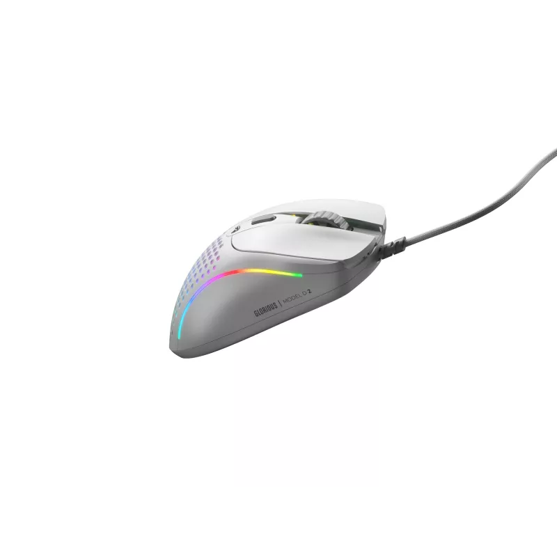 Glorious Gaming Glorious Model D 2 Wired - bianco opaco, per destrorsi, ottico, USB Type-A, 26000 DPI, bianco