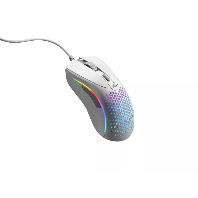 Glorious Gaming Glorious Model D 2 Wired - bianco opaco, per destrorsi, ottico, USB Type-A, 26000 DPI, bianco
