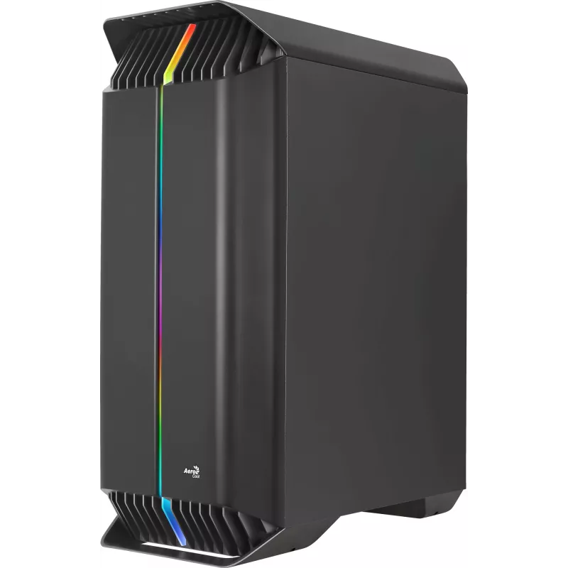 Case gaming Aerocool GLADIATOR DUO ATX 3x ventole ARGB 12cm, Midi Tower, PC, nero, ATX, micro ATX, Mini-ITX, ABS, SPCC, Gaming
