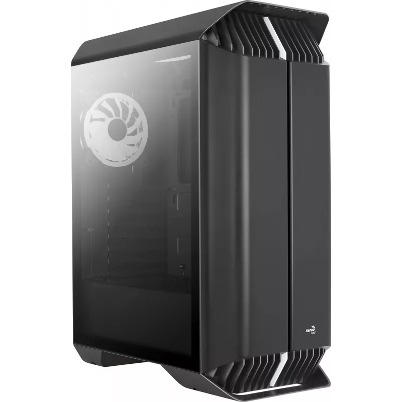 Case gaming Aerocool GLADIATOR DUO ATX 3x ventole ARGB 12cm, Midi Tower, PC, nero, ATX, micro ATX, Mini-ITX, ABS, SPCC, Gaming