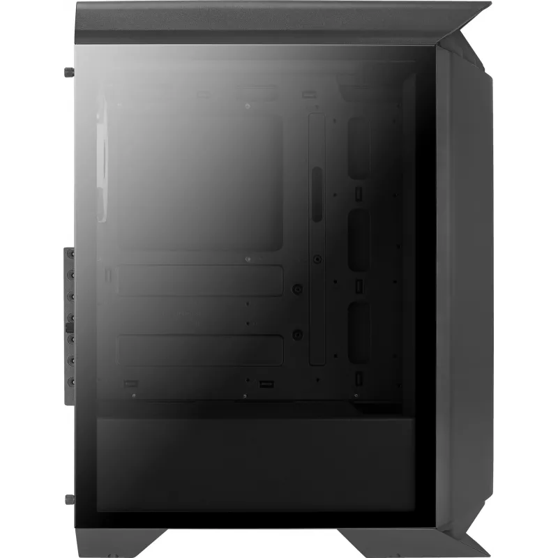 Case gaming Aerocool GLADIATOR DUO ATX 3x ventole ARGB 12cm, Midi Tower, PC, nero, ATX, micro ATX, Mini-ITX, ABS, SPCC, Gaming