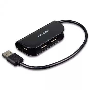 Hub interfacce Axagon HUE-X4B USB 2.0 480 Mbit/s nero