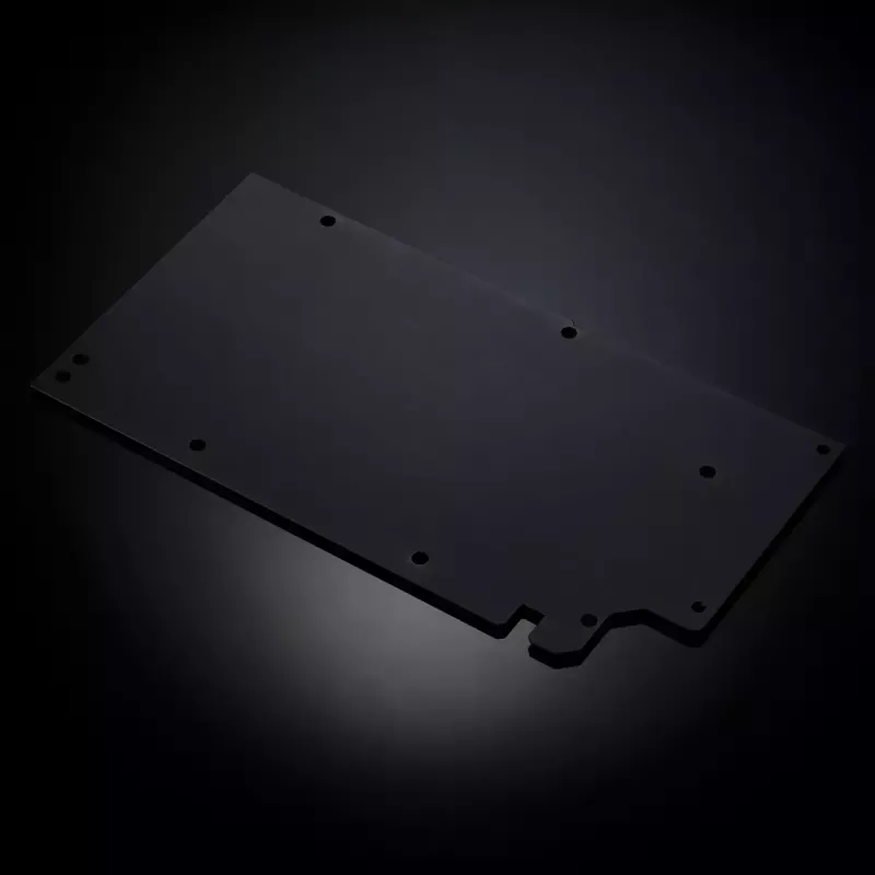 Water block + backplate Phanteks Glacier G40 acrilico rame nero trasparente