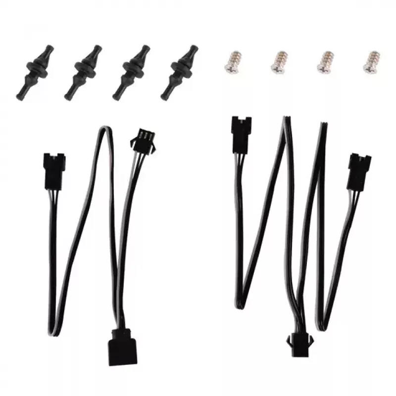 Dissipatore ad aria Silverstone FW124 per case PC, nero, bianco