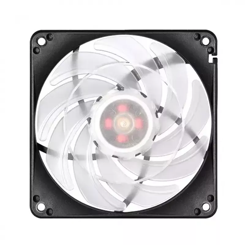 Dissipatore ad aria Silverstone FW124 per case PC, nero, bianco