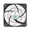 Dissipatore ad aria Silverstone FW124 per case PC, nero, bianco