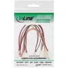 Cavo adattatore ventola InLine a Y 3 poli Molex connettore femmina / 6x 3 poli Molex connettore maschio