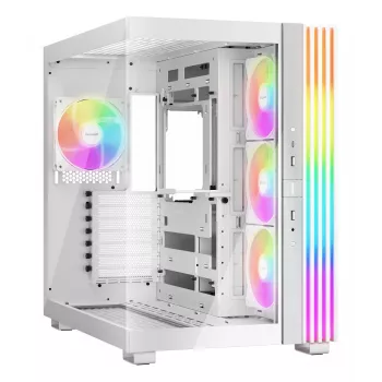 Case per PC be quiet! LIGHT BASE 600 LX bianco Midi Tower — ATX, finestra laterale, frontale ARGB, USB-C, supporta radiatori da 360 mm