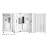 be quiet! Light Base 600 LX BGW68 case PC Midi Tower, ATX, finestra laterale in vetro temperato, ARGB, USB-C, supporto per radiatore da 360 mm, bianco