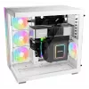 be quiet! Light Base 600 LX BGW68 case PC Midi Tower, ATX, finestra laterale in vetro temperato, ARGB, USB-C, supporto per radiatore da 360 mm, bianco