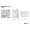 be quiet! Light Base 600 LX BGW68 case PC Midi Tower, ATX, finestra laterale in vetro temperato, ARGB, USB-C, supporto per radiatore da 360 mm, bianco