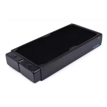 Radiatore Alphacool 14441 ottone rame acciaio nero 144mm 314,5mm 45mm