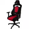 Sedia imbottita Nitro Concepts E250 nero rosso regolabile in altezza