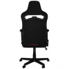 Sedia imbottita Nitro Concepts E250 nero rosso regolabile in altezza