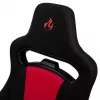 Sedia imbottita Nitro Concepts E250 nero rosso regolabile in altezza