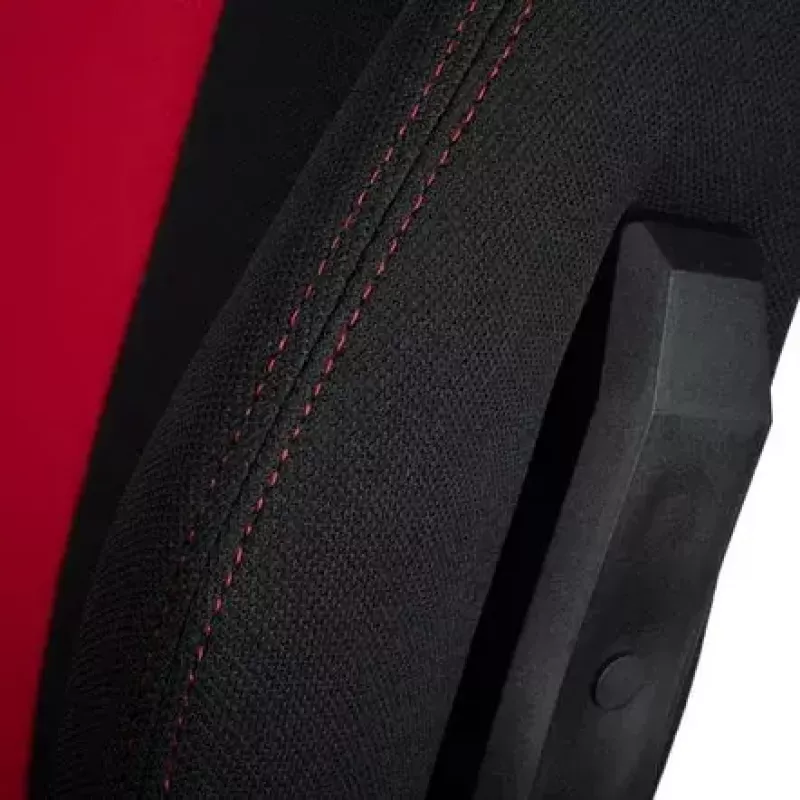 Sedia imbottita Nitro Concepts E250 nero rosso regolabile in altezza
