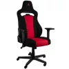 Sedia imbottita Nitro Concepts E250 nero rosso regolabile in altezza