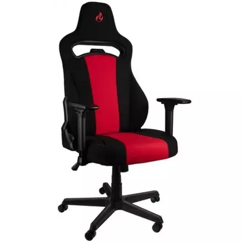 Sedia imbottita Nitro Concepts E250 nero rosso regolabile in altezza
