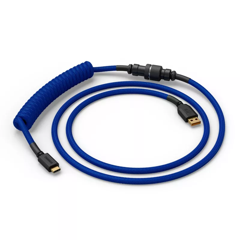 Cavo a spirale USB GLORIOUS per tastiere meccaniche, GMMK Cobalt Blue GLO-KB-ACC-CBL-COIL-CBLU