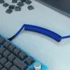 Cavo a spirale USB GLORIOUS per tastiere meccaniche, GMMK Cobalt Blue GLO-KB-ACC-CBL-COIL-CBLU