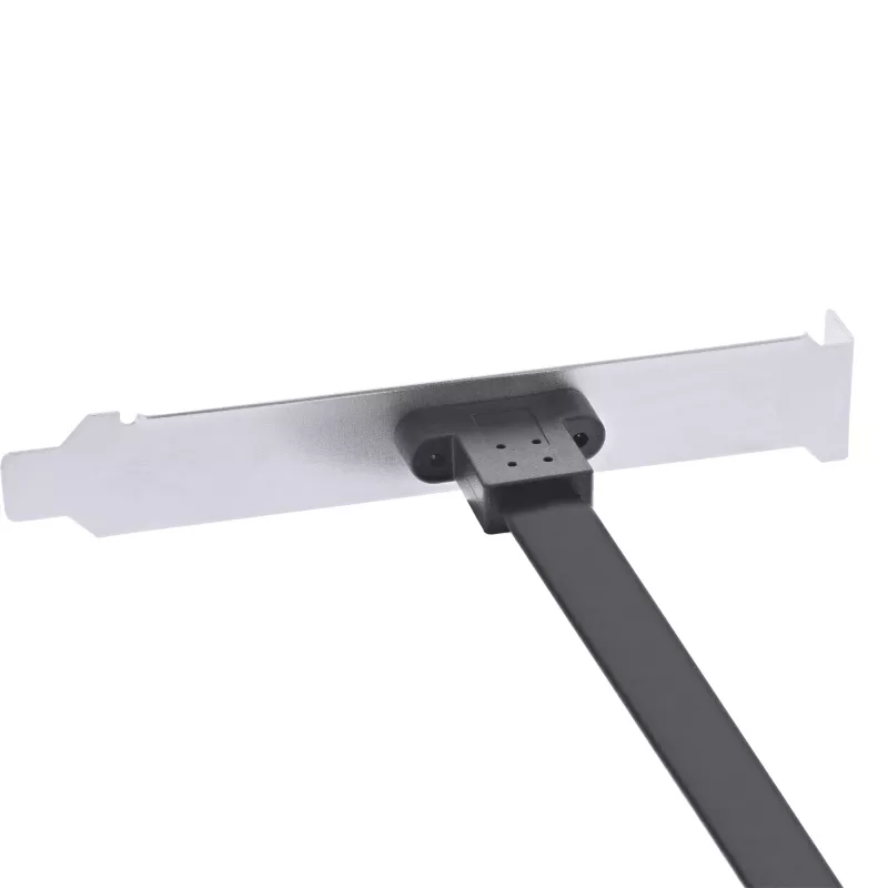 InLine staffa per slot PCI, USB-C a USB 3.2 front panel Key-A interno, 0,3 m