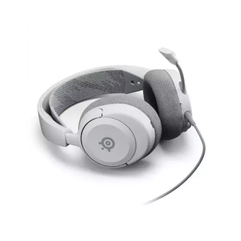 SteelSeries Arctis Nova 1 61607 cuffie gaming cablate, jack da 3,5 mm, microfono con asta, bianco