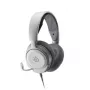 SteelSeries Arctis Nova 1 61607 cuffie gaming cablate, jack da 3,5 mm, microfono con asta, bianco