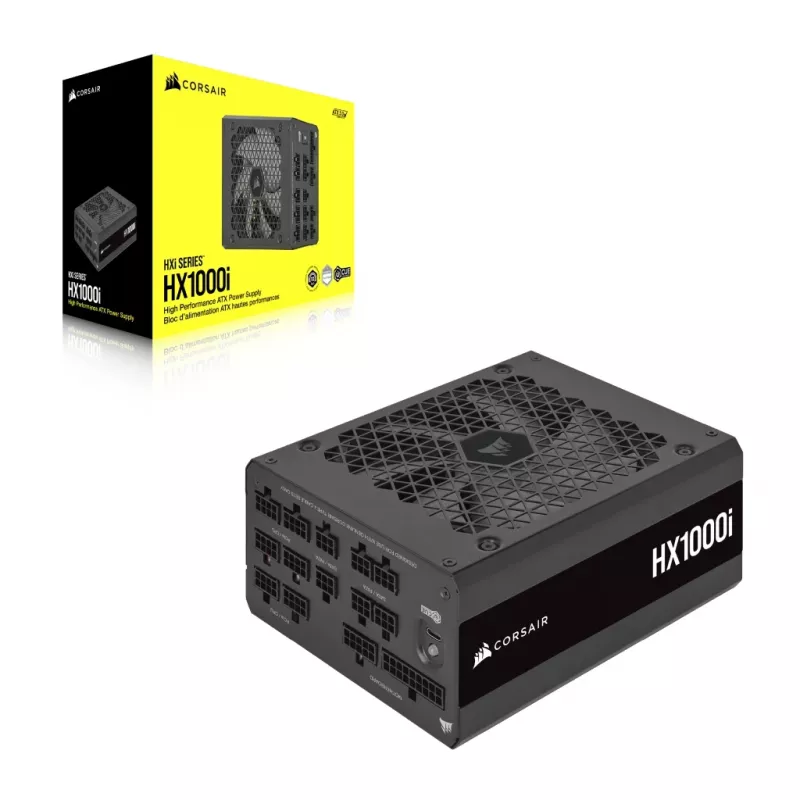 Alimentatore CORSAIR - 1000 Watt - Hx1000i - completamente modulare ultra-silenzioso Platinum ATX PC (EU)