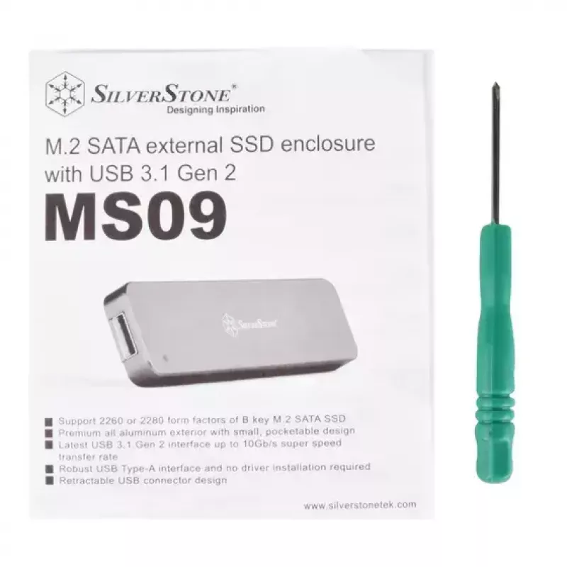 Case per SSD Silverstone MS09