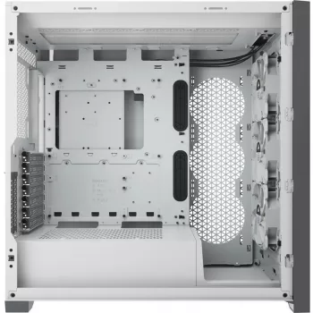 Case PC smart mid-tower ATX CORSAIR iCUE 5000X RGB - Tempered Glass - bianco