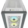Case PC smart mid-tower ATX CORSAIR iCUE 5000X RGB - Tempered Glass - bianco