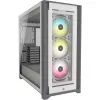 Case PC smart mid-tower ATX CORSAIR iCUE 5000X RGB - Tempered Glass - bianco