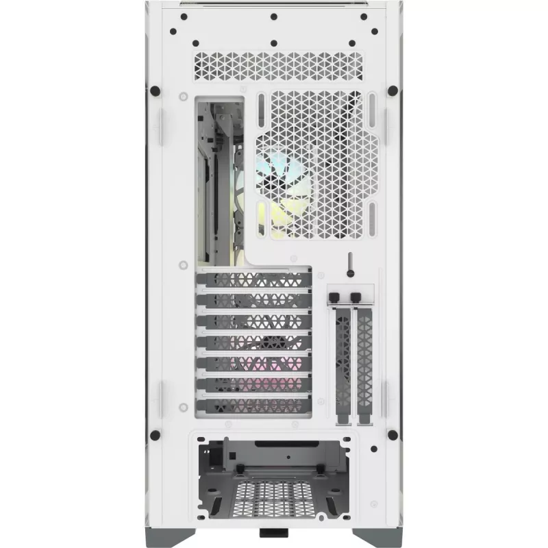 Case PC smart mid-tower ATX CORSAIR iCUE 5000X RGB - Tempered Glass - bianco