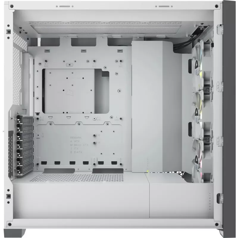 Case PC smart mid-tower ATX CORSAIR iCUE 5000X RGB - Tempered Glass - bianco