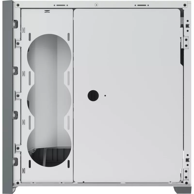 Case PC smart mid-tower ATX CORSAIR iCUE 5000X RGB - Tempered Glass - bianco